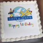 Luxury hand made Oaty & Joey's Birthday Cake